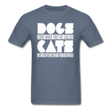 Cats And Dogs - White - Unisex Classic T-Shirt - denim