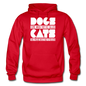 Cats And Dogs - White - Gildan Heavy Blend Adult Hoodie - red