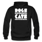 Cats And Dogs - White - Gildan Heavy Blend Adult Hoodie - black