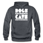 Cats And Dogs - White - Gildan Heavy Blend Adult Hoodie - charcoal gray