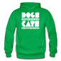 Cats And Dogs - White - Gildan Heavy Blend Adult Hoodie - kelly green