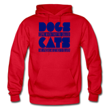 Cats And Dogs - Gildan Heavy Blend Adult Hoodie - red