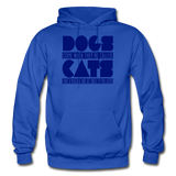 Cats And Dogs - Gildan Heavy Blend Adult Hoodie - royal blue