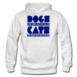 Cats And Dogs - Gildan Heavy Blend Adult Hoodie - light heather gray