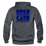 Cats And Dogs - Gildan Heavy Blend Adult Hoodie - charcoal gray