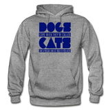 Cats And Dogs - Gildan Heavy Blend Adult Hoodie - graphite heather
