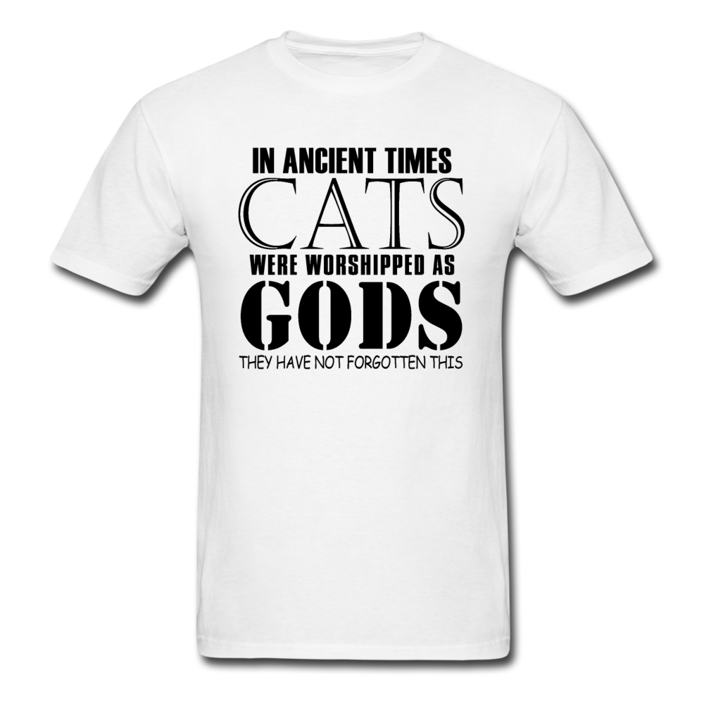 Cats As Gods - Black - Unisex Classic T-Shirt - white