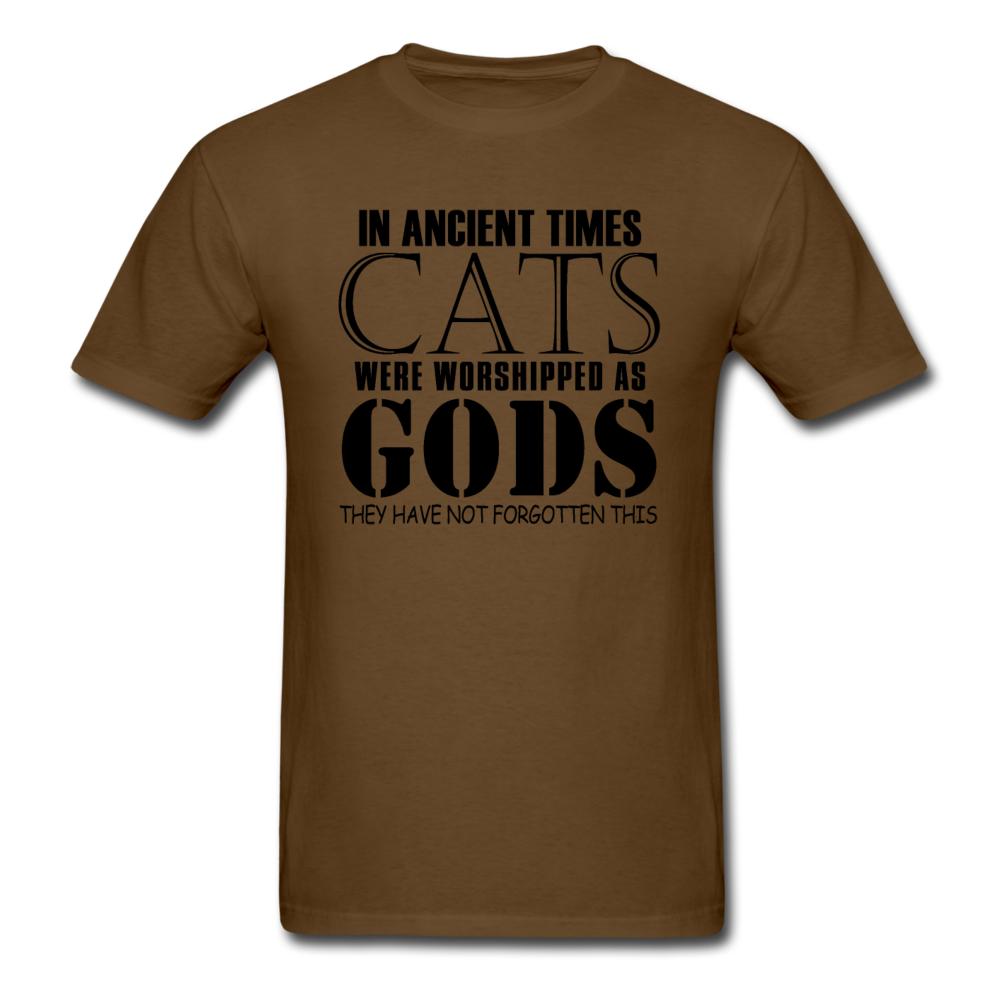 Cats As Gods - Black - Unisex Classic T-Shirt - brown