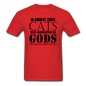 Cats As Gods - Black - Unisex Classic T-Shirt - red