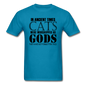 Cats As Gods - Black - Unisex Classic T-Shirt - turquoise