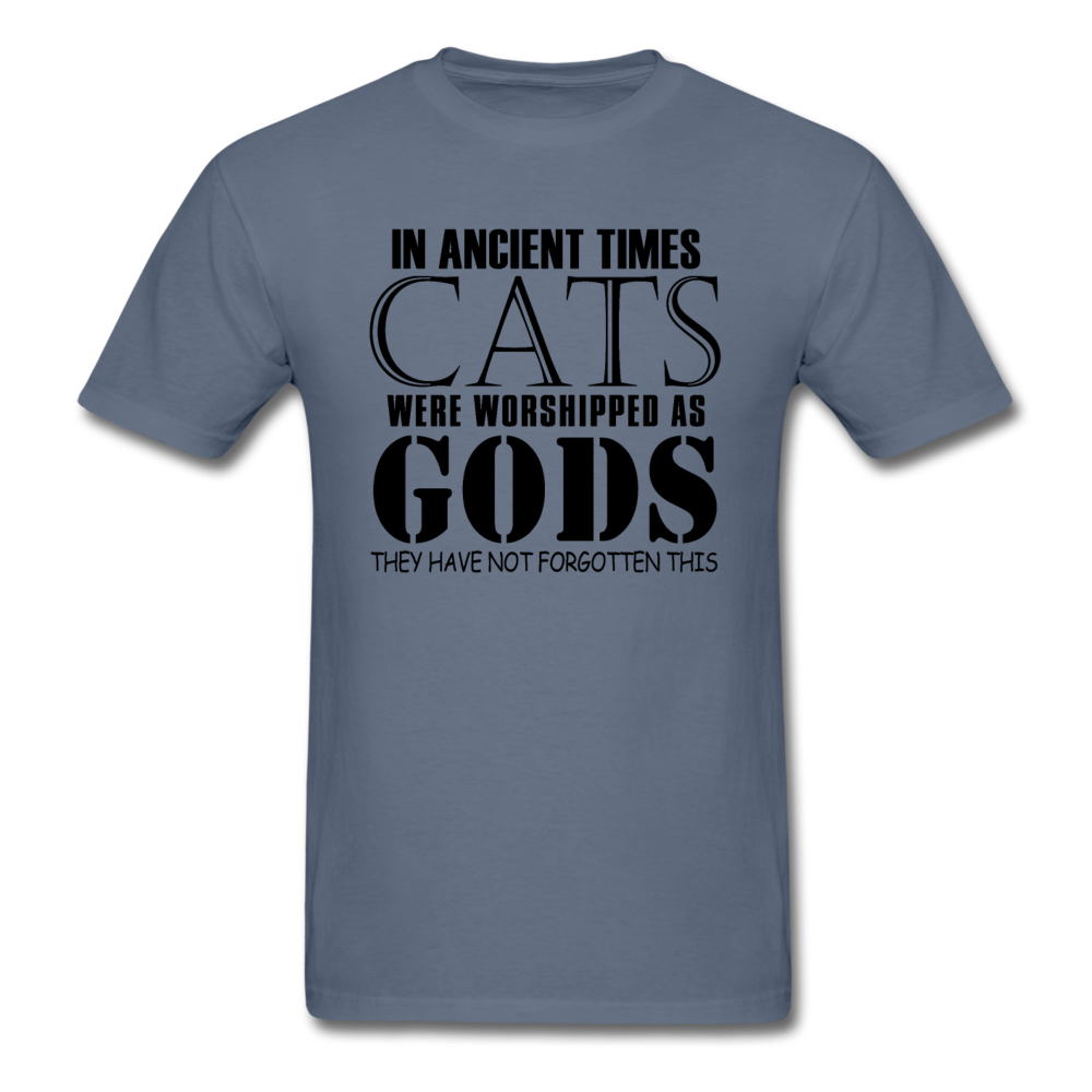 Cats As Gods - Black - Unisex Classic T-Shirt - denim