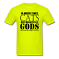 Cats As Gods - Black - Unisex Classic T-Shirt - safety green