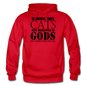 Cats As Gods - Black - Gildan Heavy Blend Adult Hoodie - red