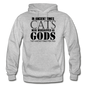 Cats As Gods - Black - Gildan Heavy Blend Adult Hoodie - heather gray