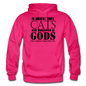 Cats As Gods - Black - Gildan Heavy Blend Adult Hoodie - fuchsia