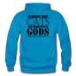 Cats As Gods - Black - Gildan Heavy Blend Adult Hoodie - turquoise