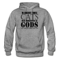 Cats As Gods - Black - Gildan Heavy Blend Adult Hoodie - graphite heather