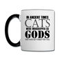 Cats As Gods - Black - Contrast Coffee Mug - white/black