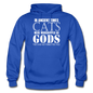 Cats As Gods - White - Gildan Heavy Blend Adult Hoodie - royal blue