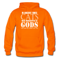 Cats As Gods - White - Gildan Heavy Blend Adult Hoodie - orange