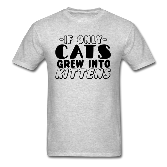 Cats Grew Into Kittens - Black - Unisex Classic T-Shirt - heather gray