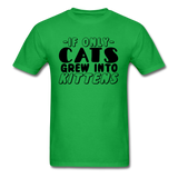 Cats Grew Into Kittens - Black - Unisex Classic T-Shirt - bright green