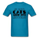 Cats Grew Into Kittens - Black - Unisex Classic T-Shirt - turquoise