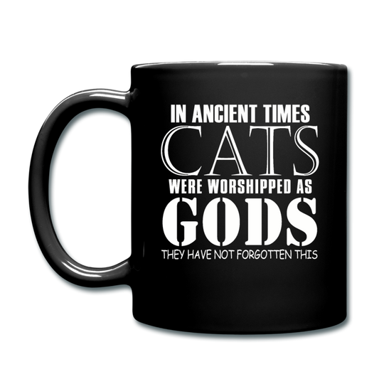 Cats As Gods - White - Full Color Mug - black