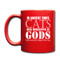 Cats As Gods - White - Full Color Mug - red