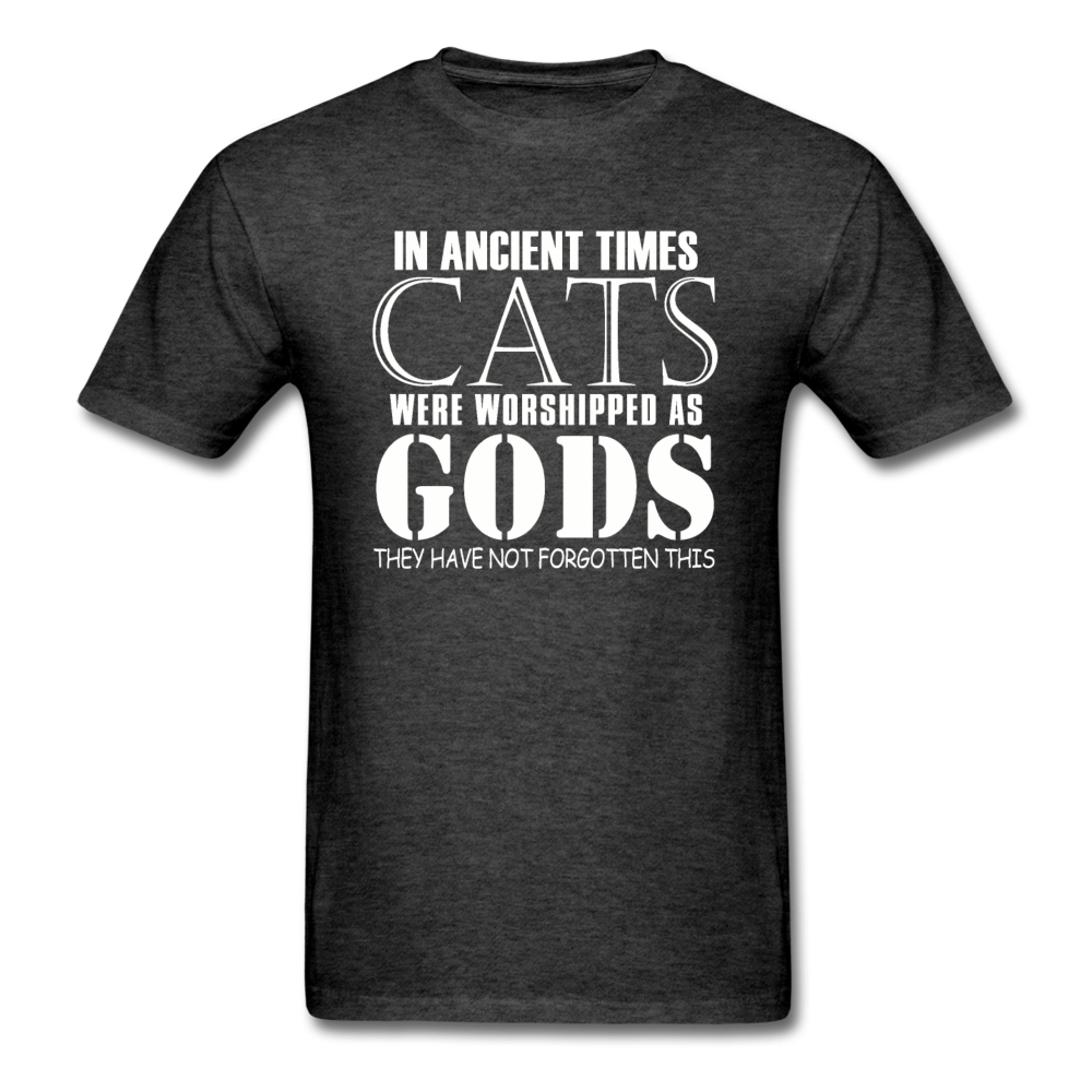 Cats As Gods - White - Unisex Classic T-Shirt - heather black