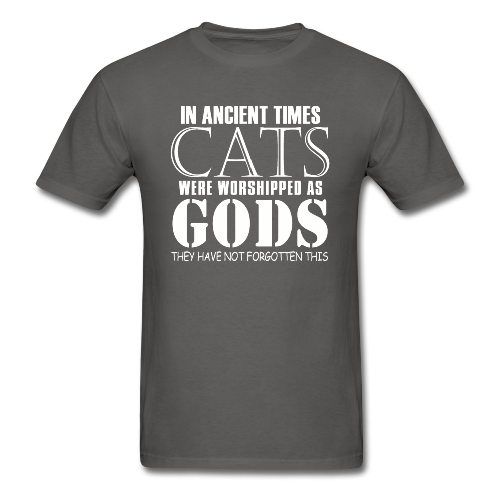 Cats As Gods - White - Unisex Classic T-Shirt - charcoal