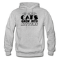 Cats Grew Into Kittens - Black - Gildan Heavy Blend Adult Hoodie - heather gray