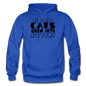 Cats Grew Into Kittens - Black - Gildan Heavy Blend Adult Hoodie - royal blue