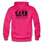 Cats Grew Into Kittens - Black - Gildan Heavy Blend Adult Hoodie - fuchsia