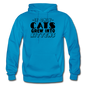 Cats Grew Into Kittens - Black - Gildan Heavy Blend Adult Hoodie - turquoise