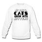 Cats Grew Into Kittens - Black - Crewneck Sweatshirt - white