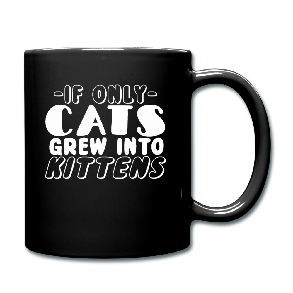 Cats Grew Into Kittens - White - Full Color Mug - black