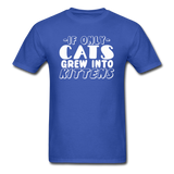 Cats Grew Into Kittens - White - Unisex Classic T-Shirt - royal blue