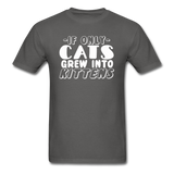 Cats Grew Into Kittens - White - Unisex Classic T-Shirt - charcoal