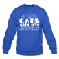 Cats Grew Into Kittens - White - Crewneck Sweatshirt - royal blue