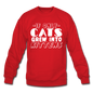 Cats Grew Into Kittens - White - Crewneck Sweatshirt - red