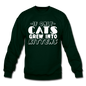 Cats Grew Into Kittens - White - Crewneck Sweatshirt - forest green