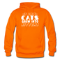 Cats Grew Into Kittens - White - Gildan Heavy Blend Adult Hoodie - orange