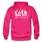 Cats Grew Into Kittens - White - Gildan Heavy Blend Adult Hoodie - fuchsia