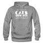 Cats Grew Into Kittens - White - Gildan Heavy Blend Adult Hoodie - graphite heather