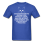 Cats Know - White - Unisex Classic T-Shirt - royal blue