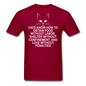 Cats Know - White - Unisex Classic T-Shirt - dark red