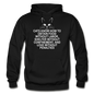 Cats Know - White - Gildan Heavy Blend Adult Hoodie - black