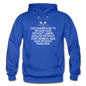 Cats Know - White - Gildan Heavy Blend Adult Hoodie - royal blue