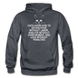 Cats Know - White - Gildan Heavy Blend Adult Hoodie - charcoal gray